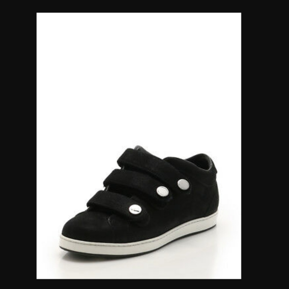 JIMMY CHOO NY Suede Trainer Black SIZE 39